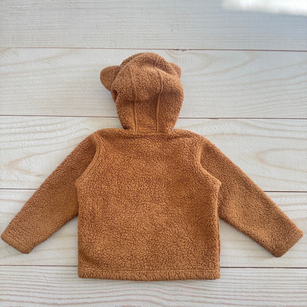 Patagonia Baby Toddler 2T Furry Friends Fleece Hoodie Toddler Bear Cub Ears - Picture 3 of 6